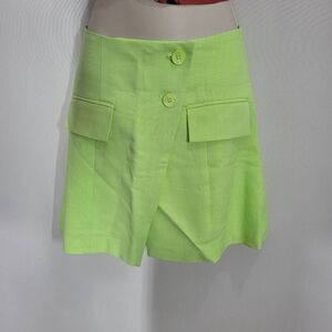 WeWoreWhat Sharp Green Suiting Blazer Skirt X-Small